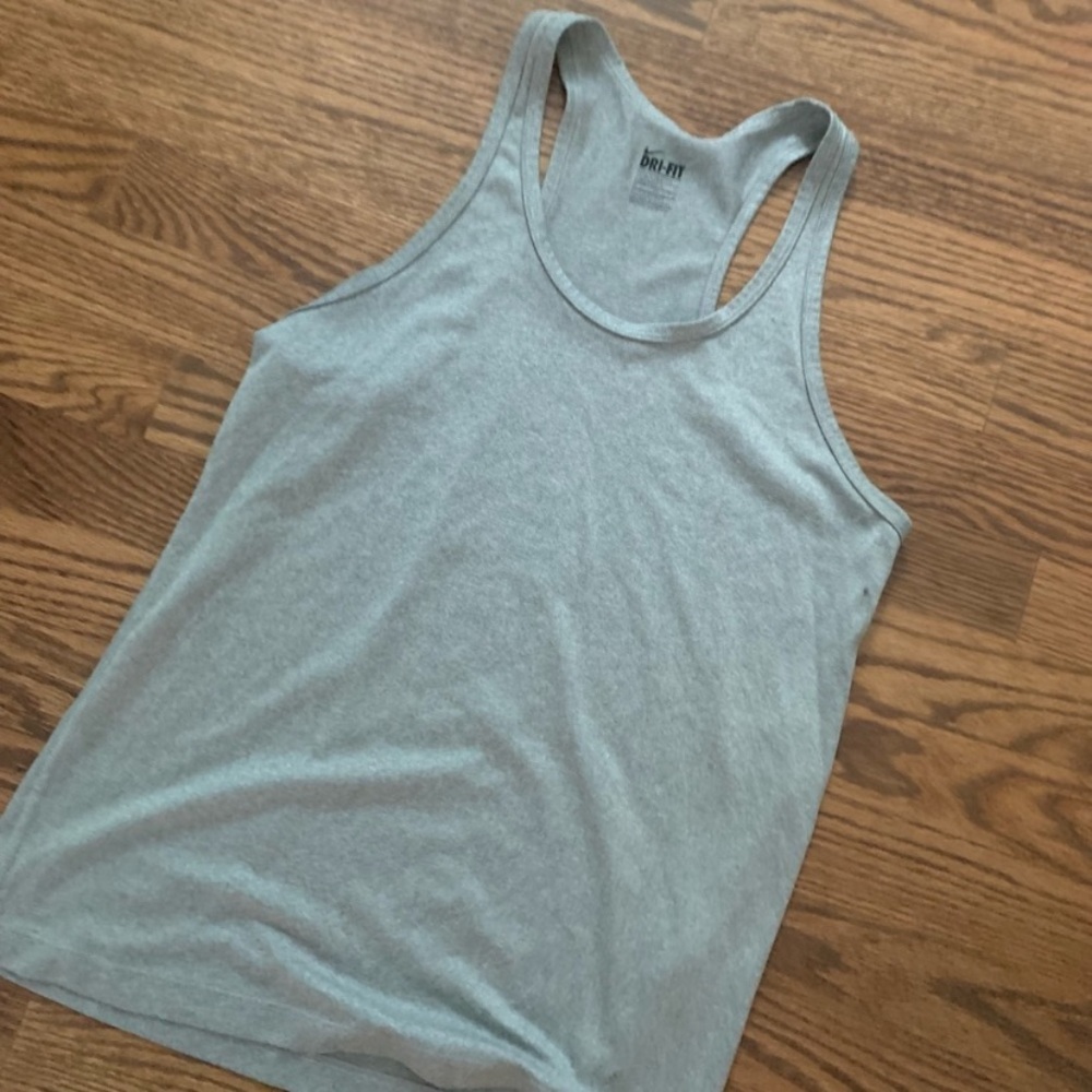 Nike grey workout tank